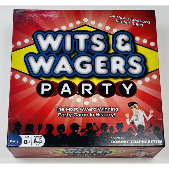 2012 North Star Games WITS & WAGERS PARTY Board Game 040512-040 NOB NEW Open Box - Picture 1 of 3